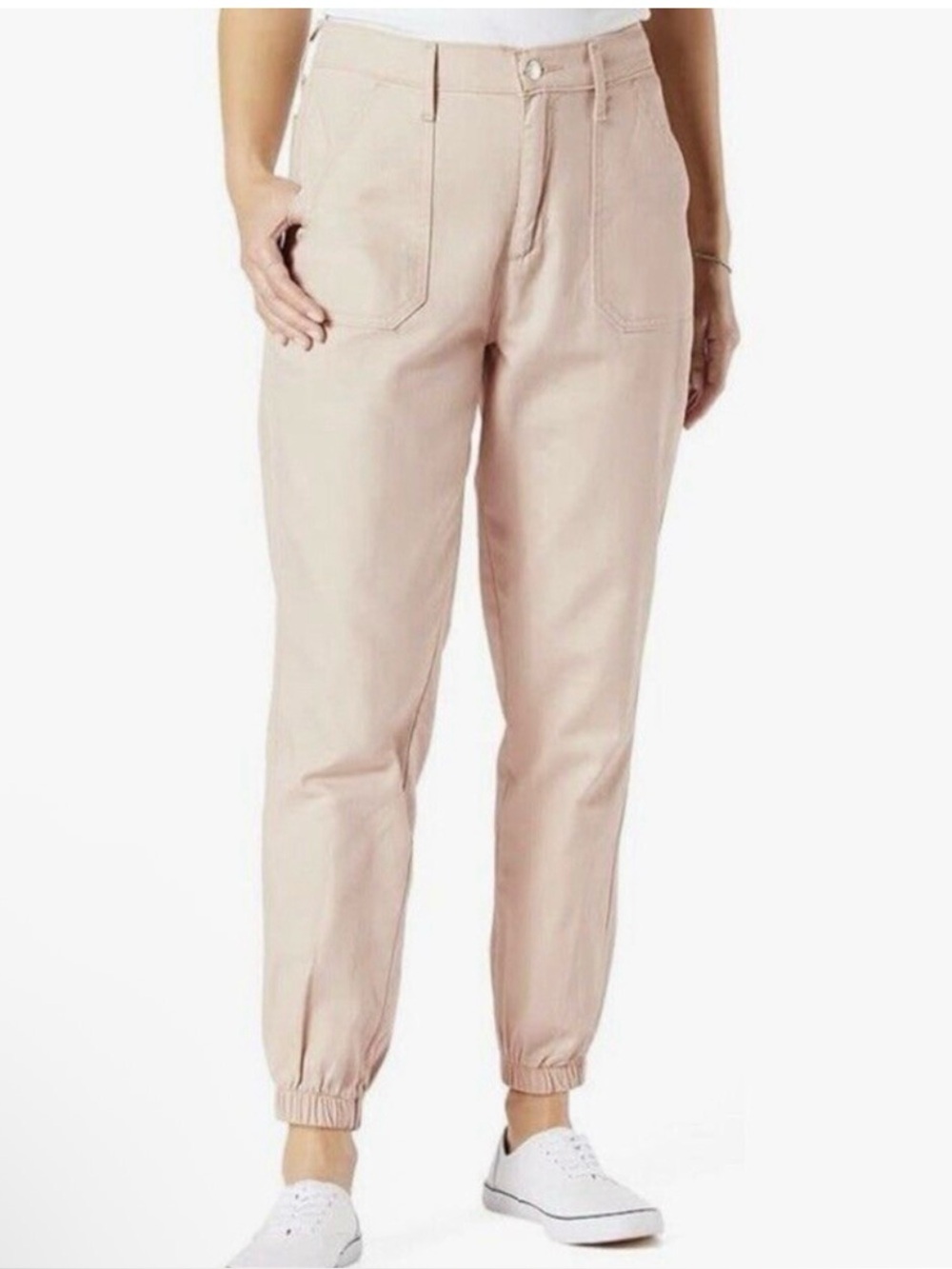 Signature by Levi Strauss Pink Mid-Rise Slim Fit Everyday Jogger sz 28